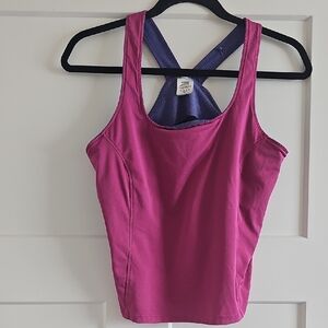 Patagonia Lavender Mesh Racerback Tank Top